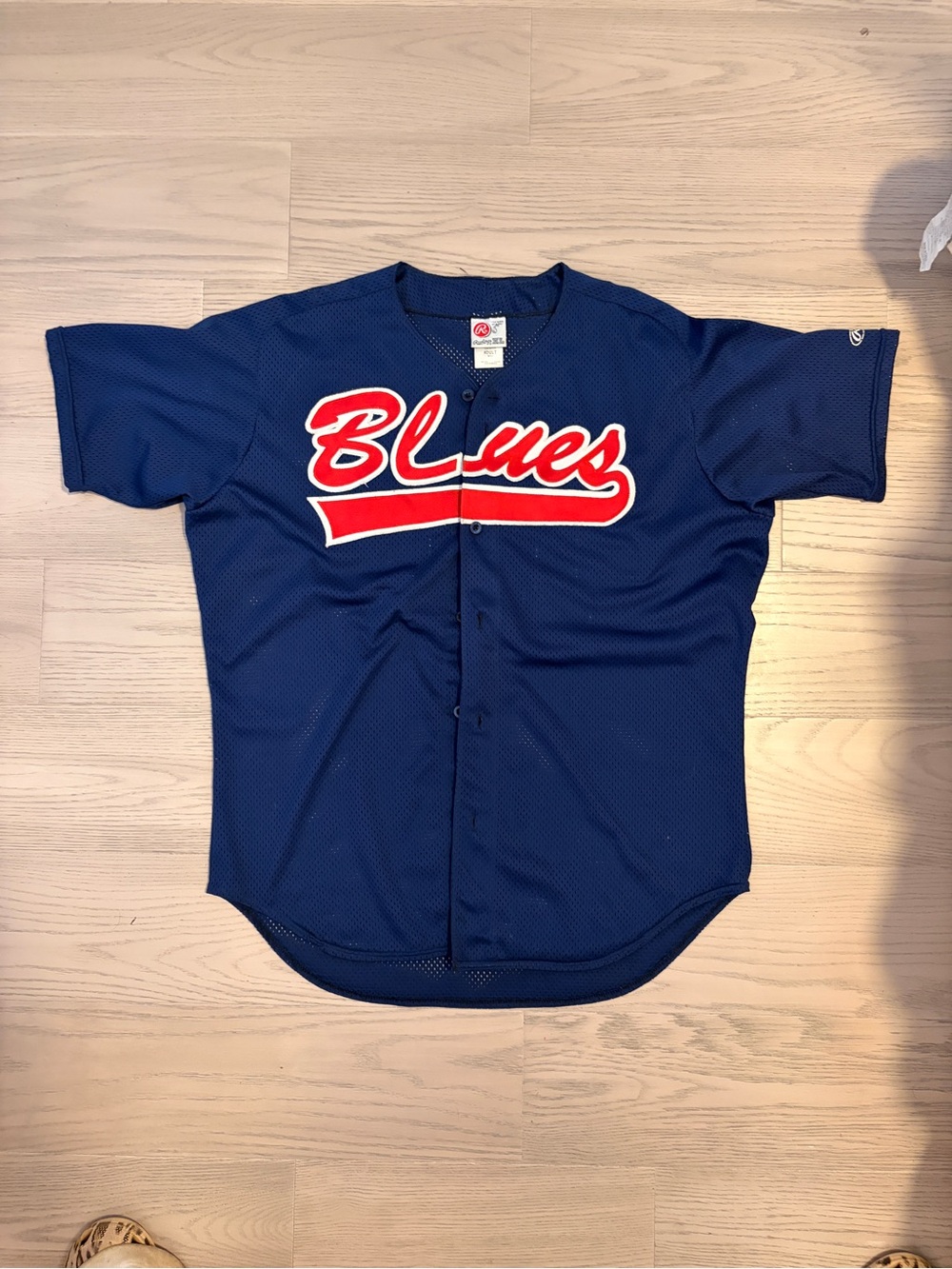 Blues Navy Baseball Jersey Shirt